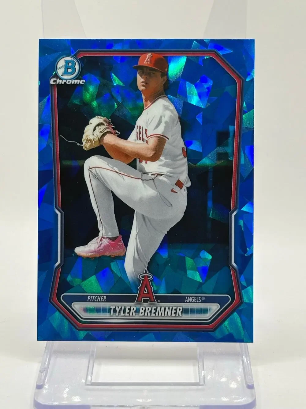 2026 Bowman Sapphire Tyler Bremner Chrome Prospect Los Angeles Angels